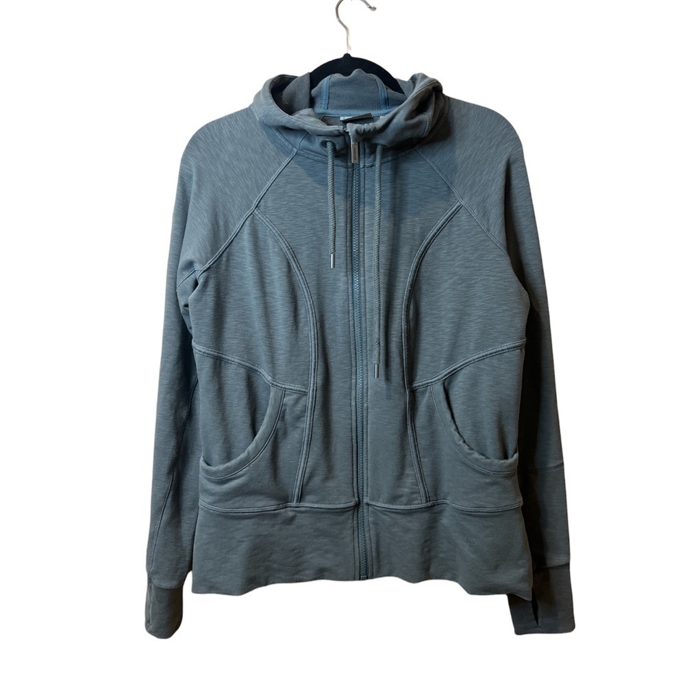 Athleta Green Zip Jacket Size M